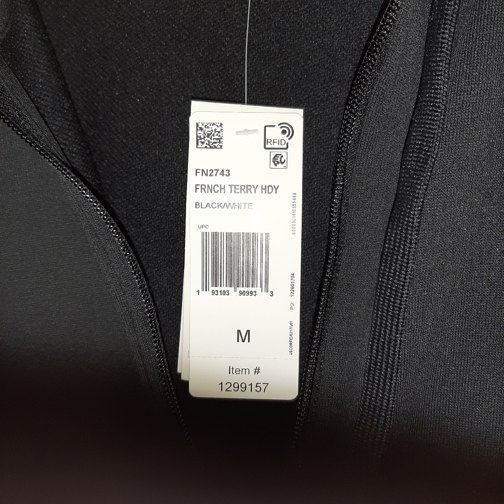SOLD ^ Adidas French Terry Hoodie Climalite M - Picture 7 of 7